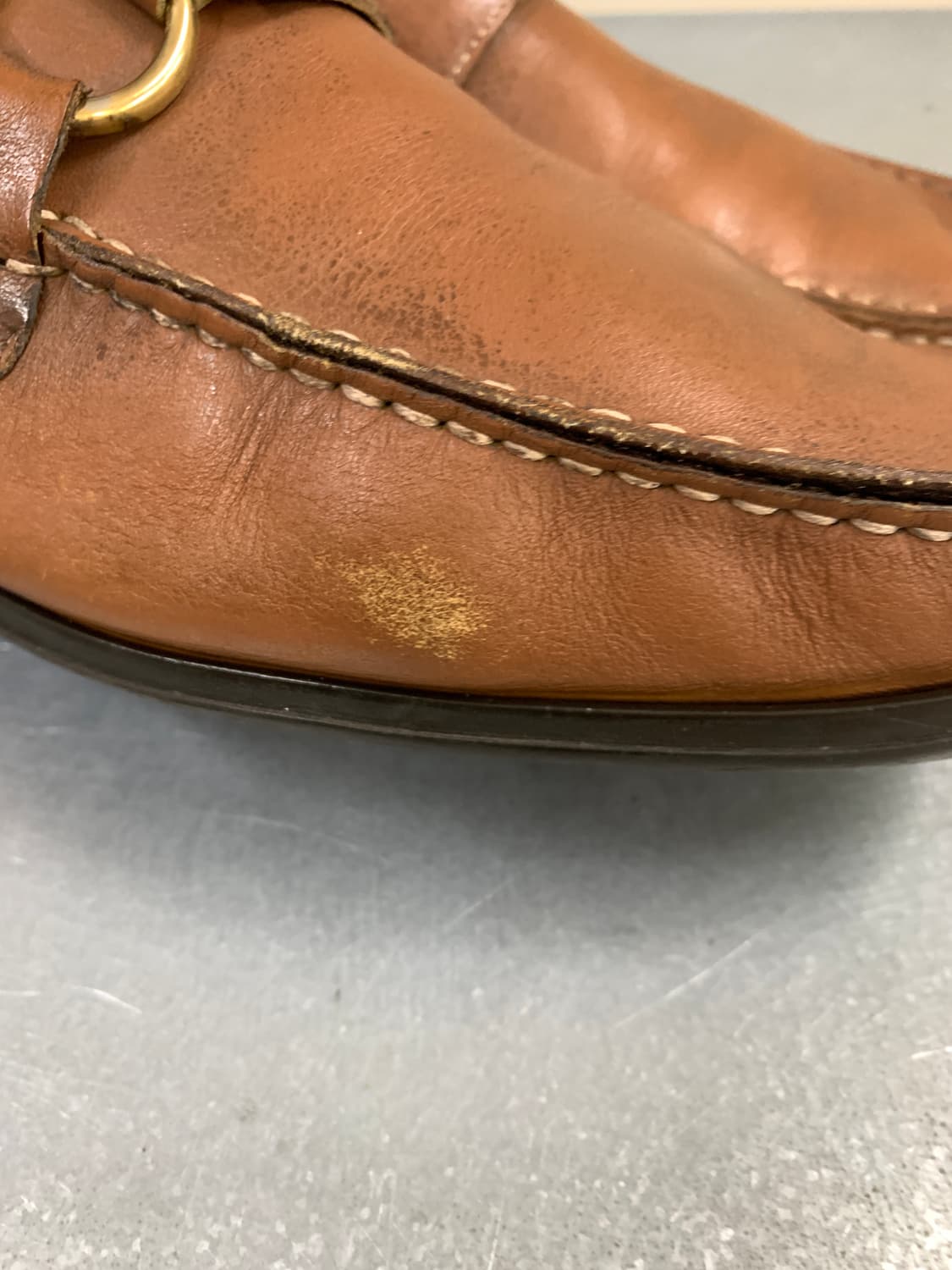 페레가모 간치니 장식 로퍼 브라운 8.5(275) 상품이미지4