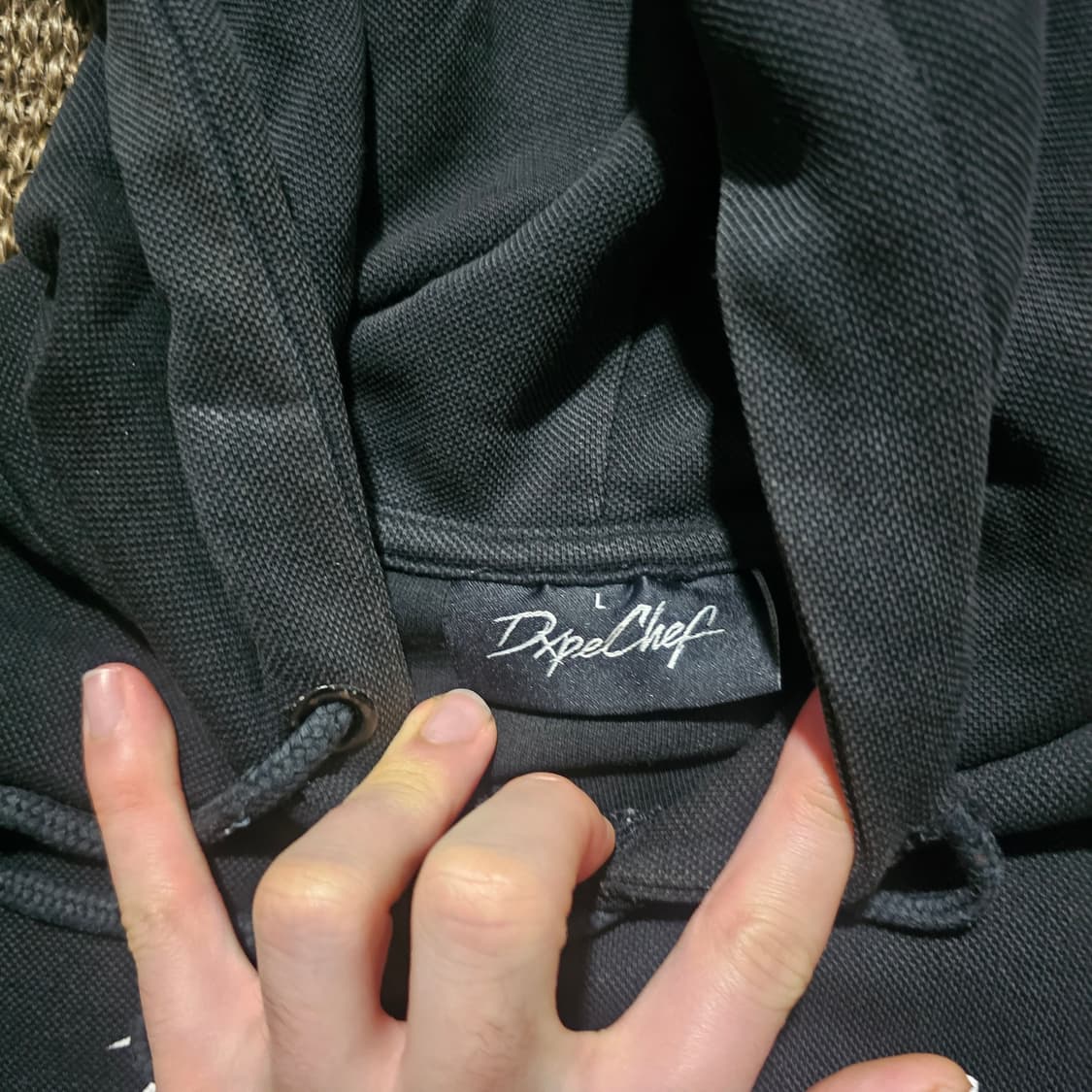Dope chef(도프셰프) 블랙 후드 L 상품이미지5