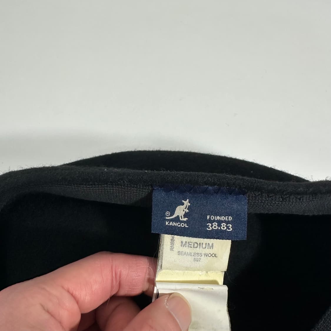 M 캉골 블랙 헌팅캡 상품이미지4