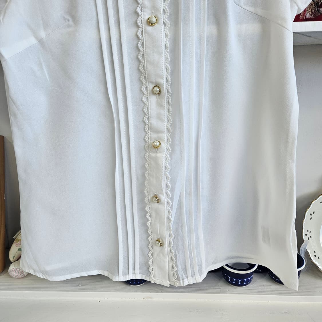 (Ank Rouge) 세일러 카라 블라우스 상품이미지4