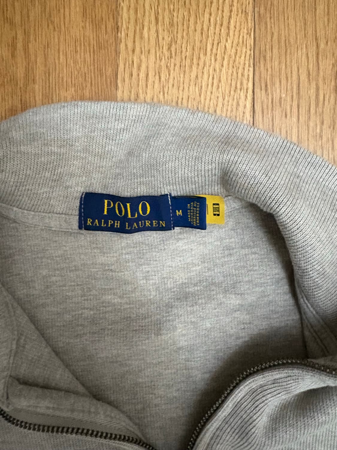 폴로 반집업 니트 상품이미지3