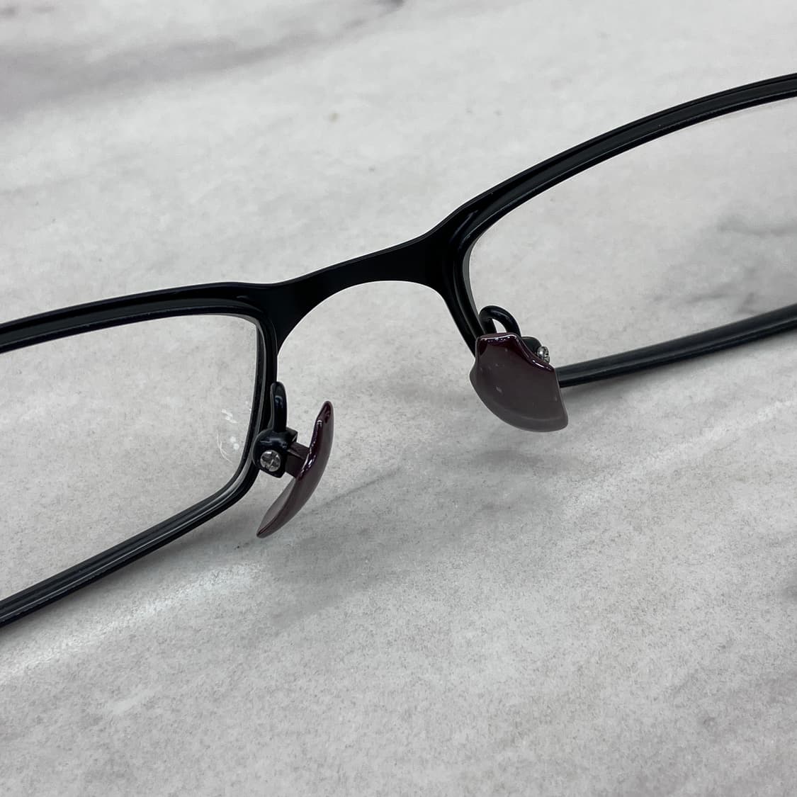 C71 리조 RIJO PLUS 블랙 슬림 스퀘어 메탈테 안경 상품이미지4