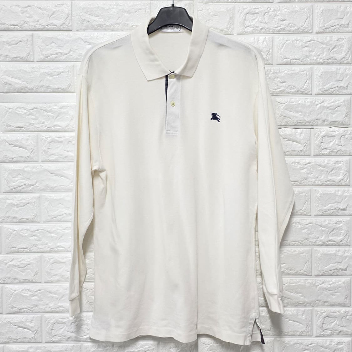 택포) 버버리 런던 긴팔 폴로 티셔츠 L 상품이미지1