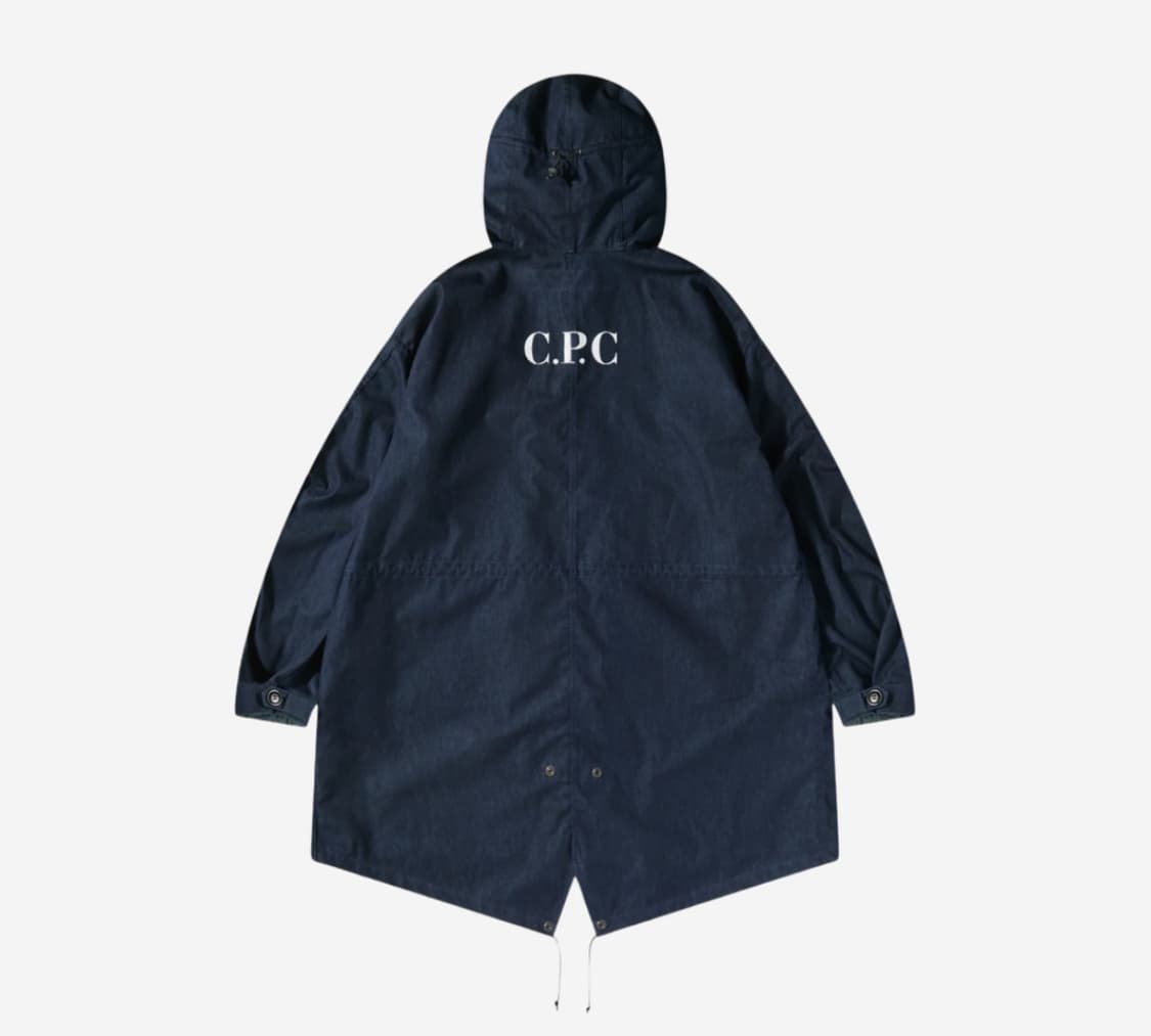 준야와타나베 X CP 컴퍼니 데님 파카 인디고 M 상품이미지2