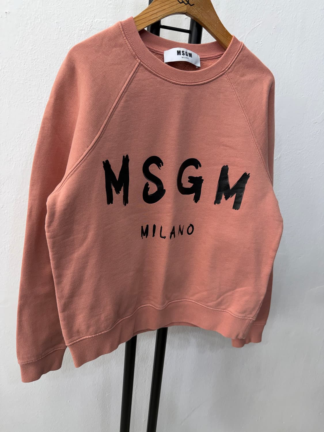 정품) MSGM 밀라노 로고 여성 맨투맨 S 상품이미지2