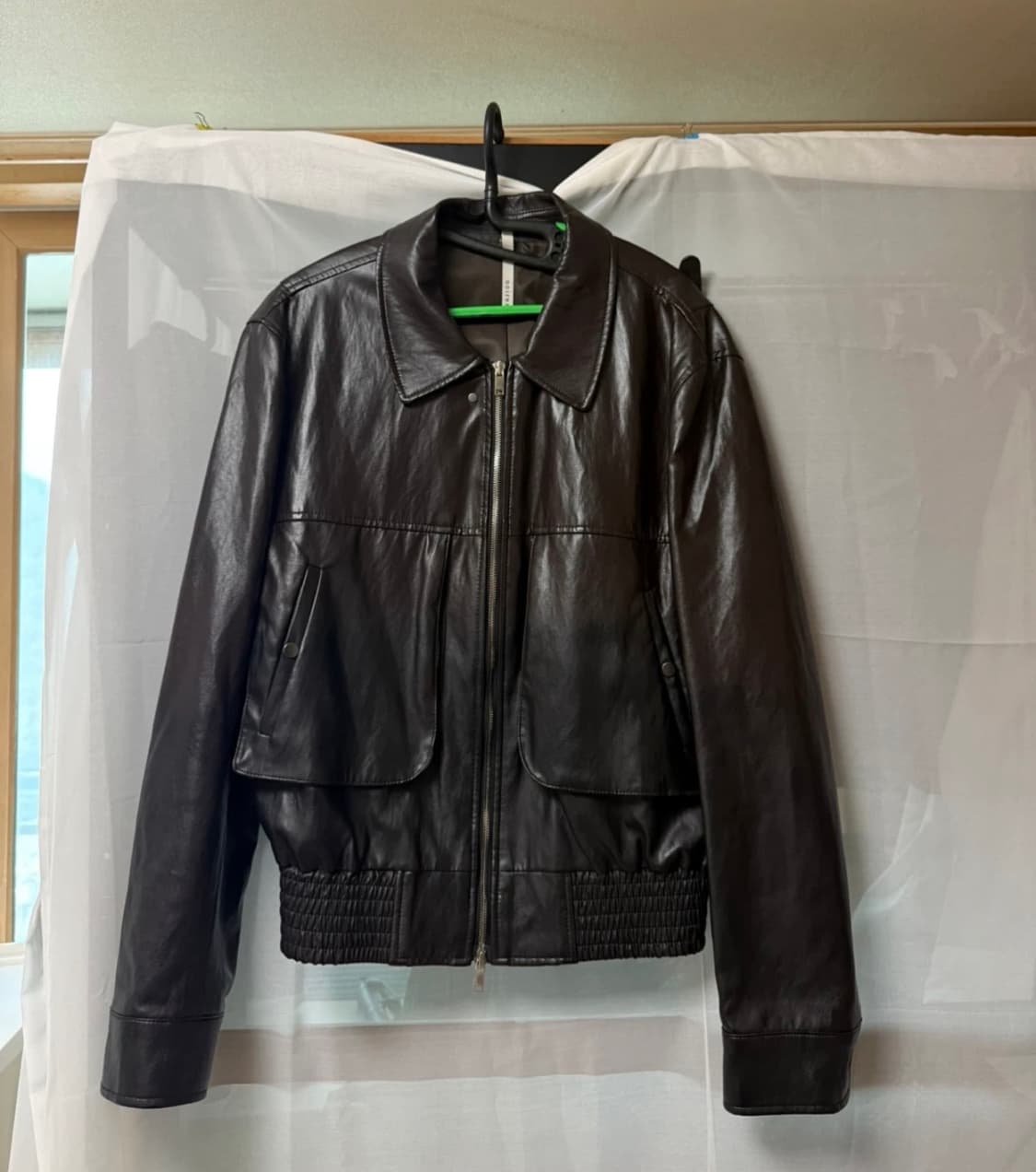 노이어 레더 그라데이션 필드 자켓 브라운 52사이즈  상품이미지1