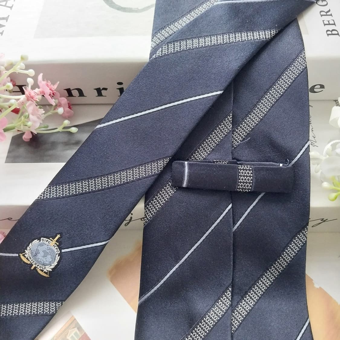 에르메네질도 제냐 실크 스트라이프 넥타이 9.2cm A+등급 K2197
 상품이미지6