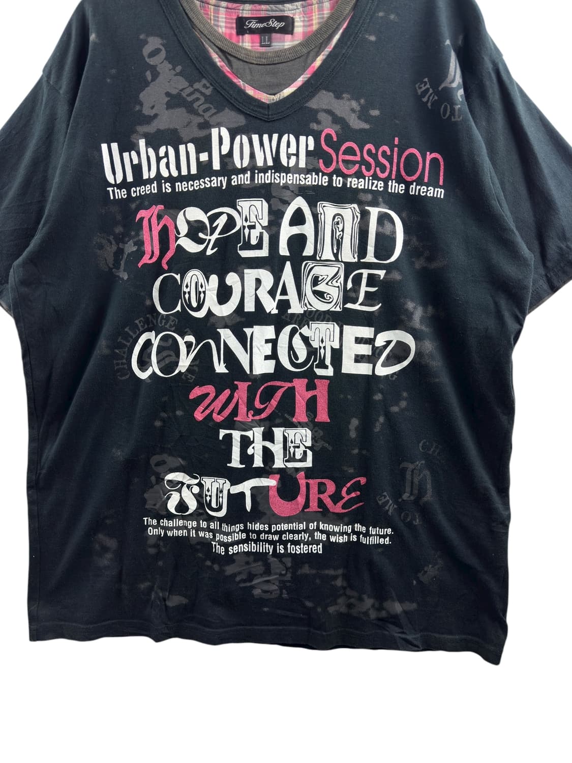 JPN Y2K 레이어링 프린팅 슬리브1289 상품이미지4