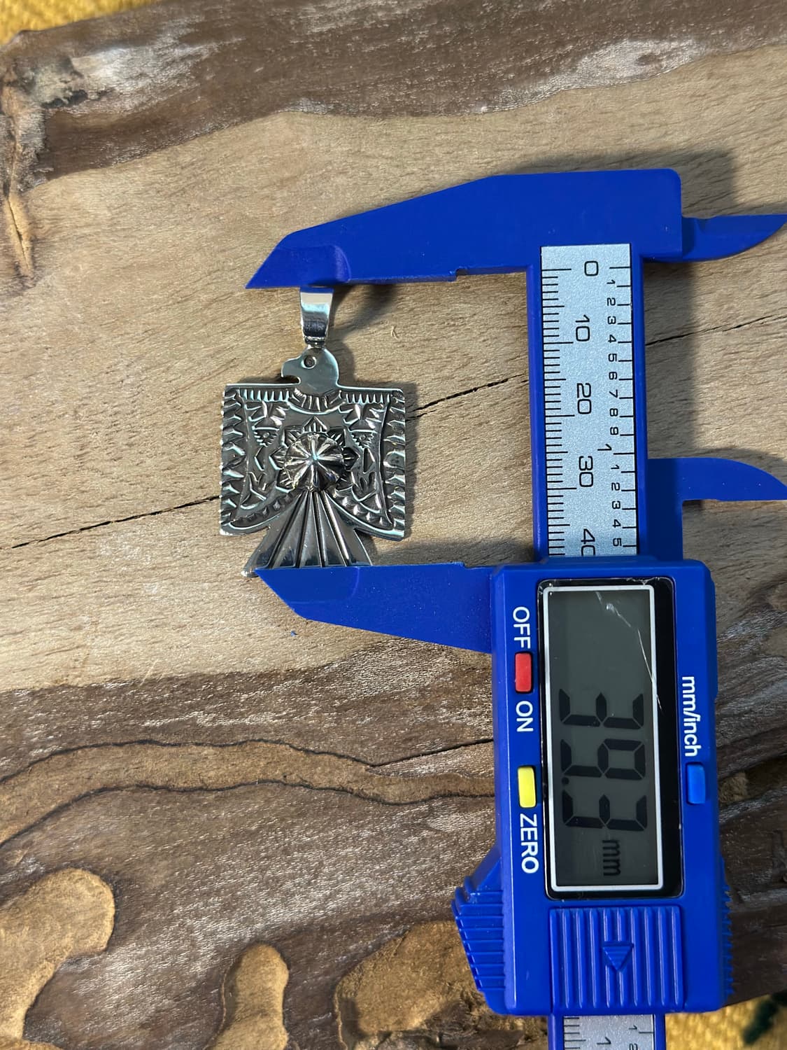 네이티브아메리칸 인디언주얼리 Darrell cadman 썬더버드 펜던트 상품이미지7