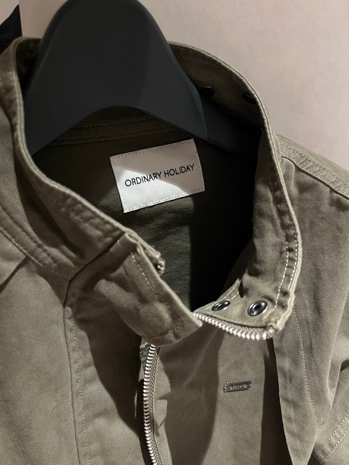 오디너리홀리데이 블루종 점퍼 카키 상품이미지5