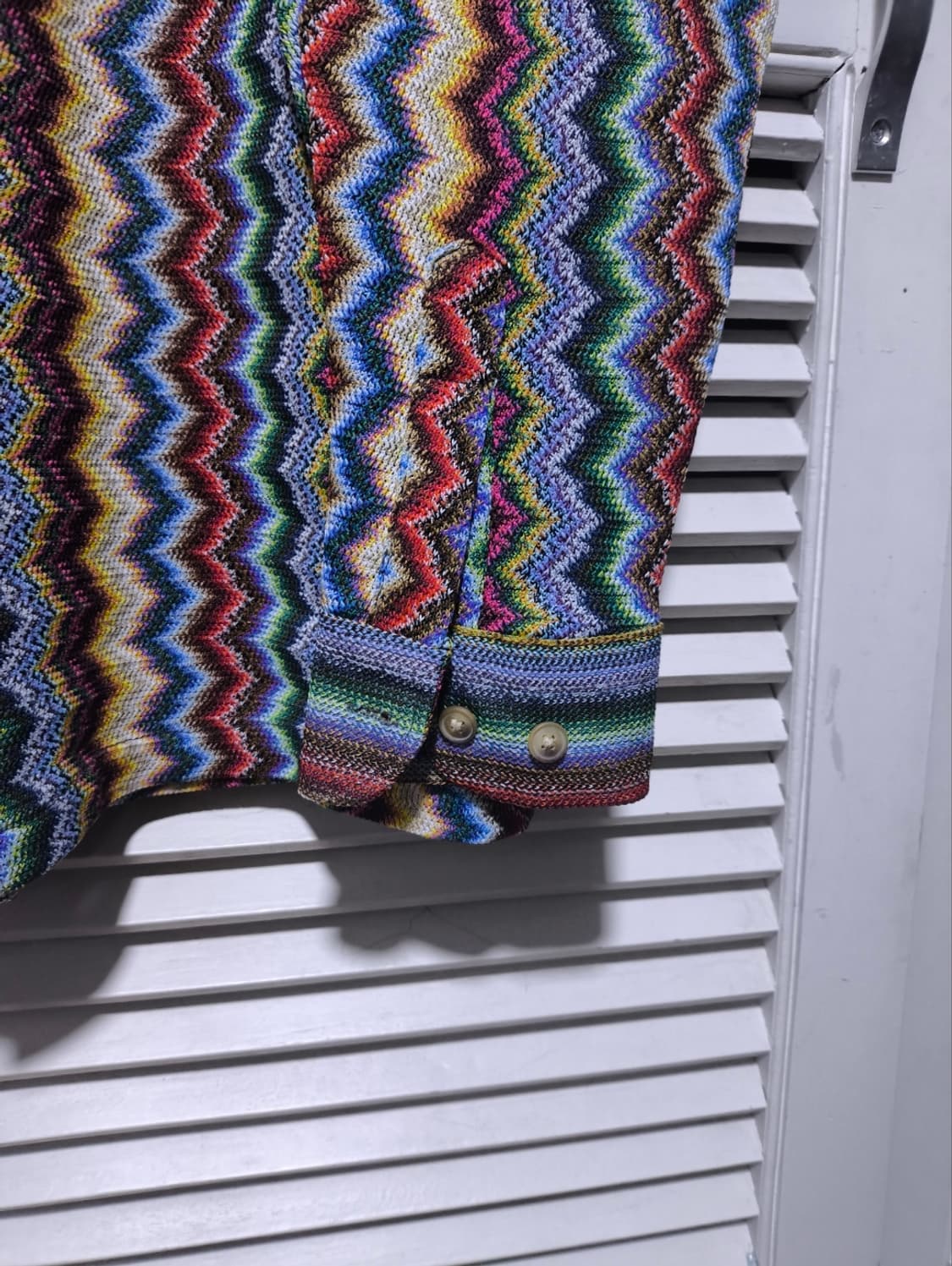 xl 스페이드 지그재그 패턴 셔츠 상품이미지4