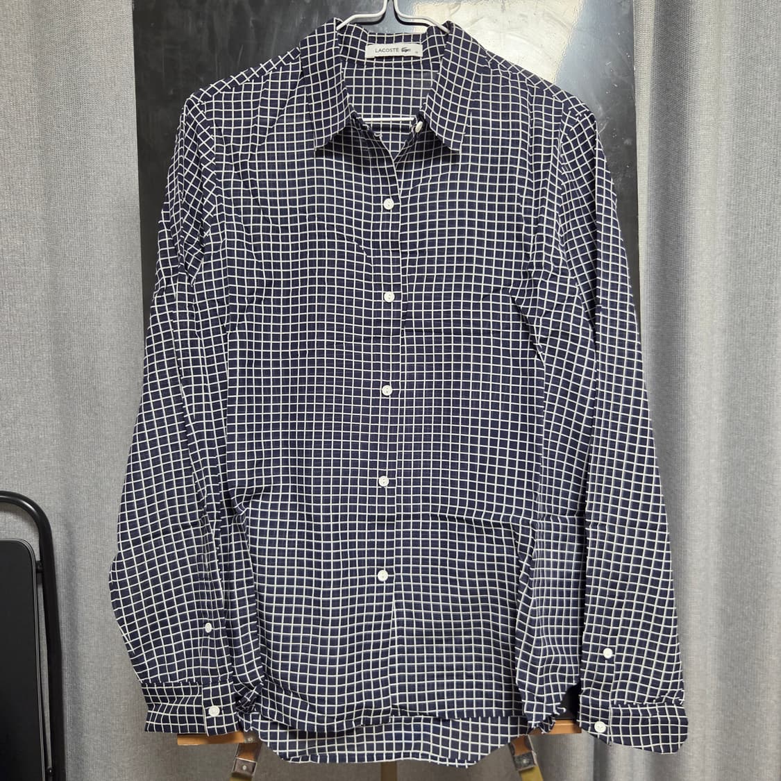 Lacoste 체크 셔츠 M-L 상품이미지1
