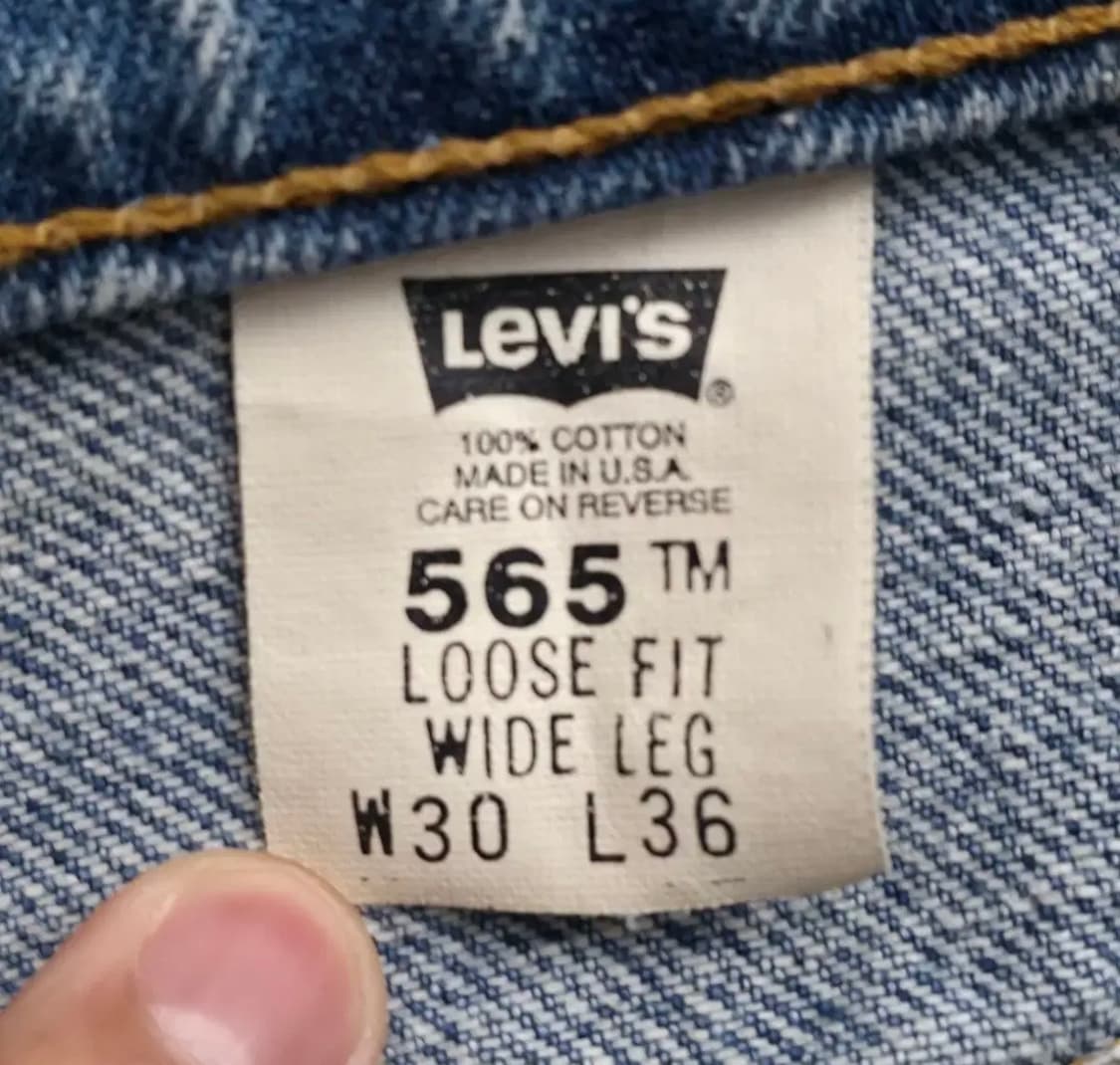 90s 리바이스 565 (made in U.S.A) 30사이즈 상품이미지6