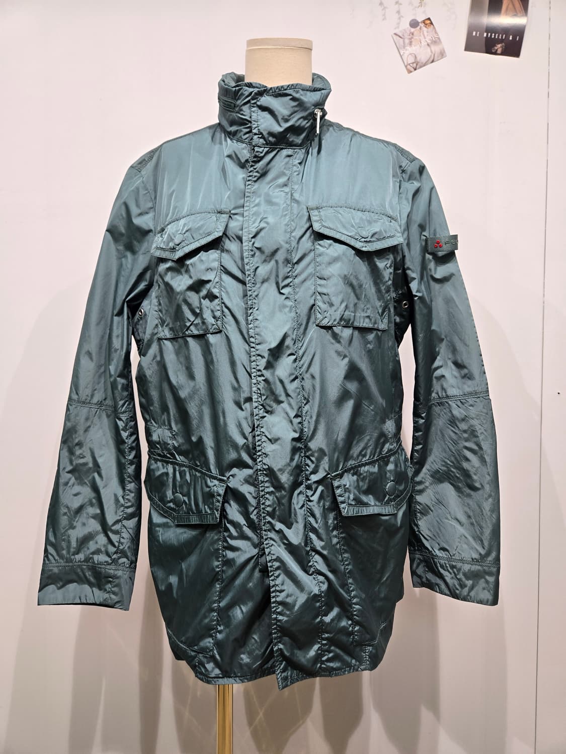 페트레이 이리데슨트 그린 야상 자켓 상품이미지1