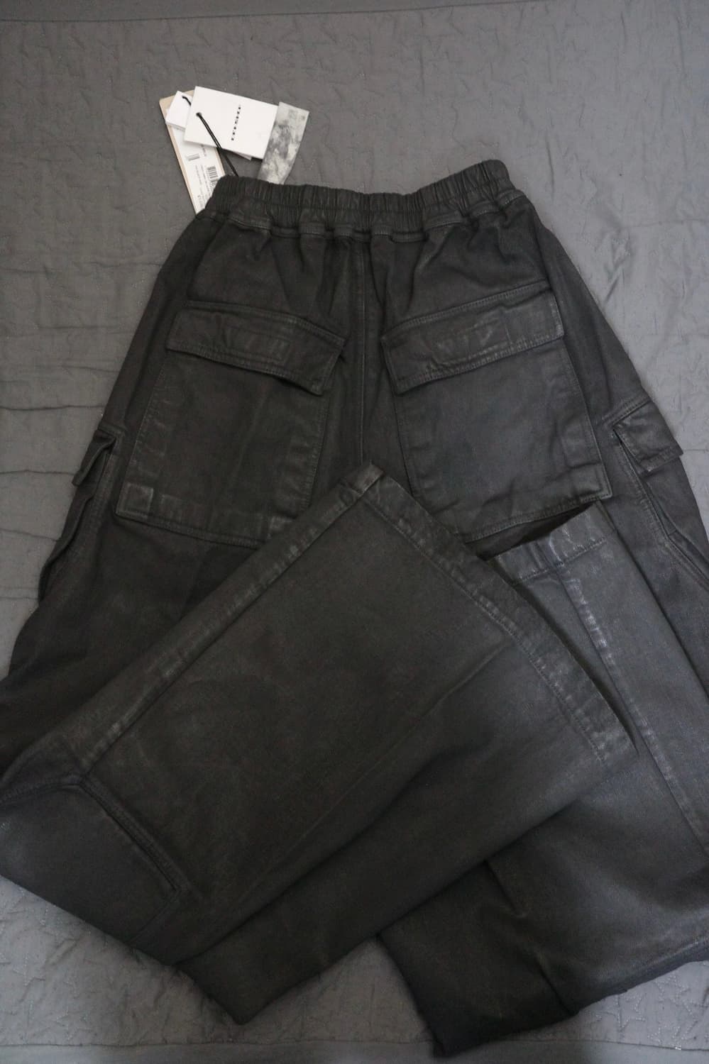 [S] 릭오웬스 다크쉐도우 더블 카고 점보 벨라스 팬츠 BW 상품이미지3