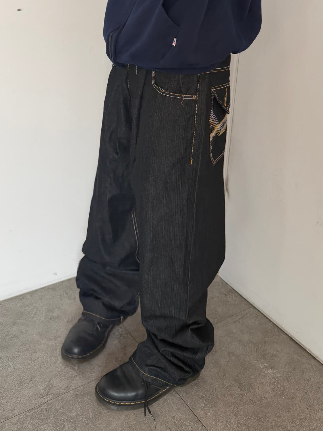 빈티지 자수 힙합팬츠 상품이미지3