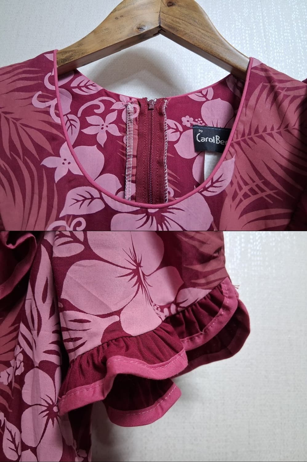 하와이 Carol Bennett 하와이안 훌라원피스 코스프레 여성xxs
 상품이미지3