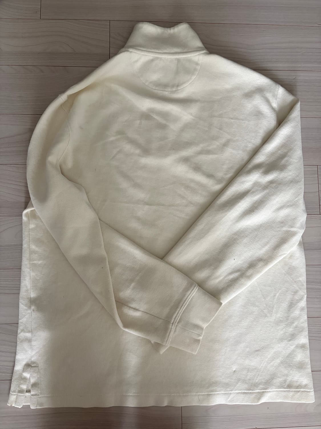 폴로 랄프로렌 아이보리 하프집업 맨투맨 상품이미지3