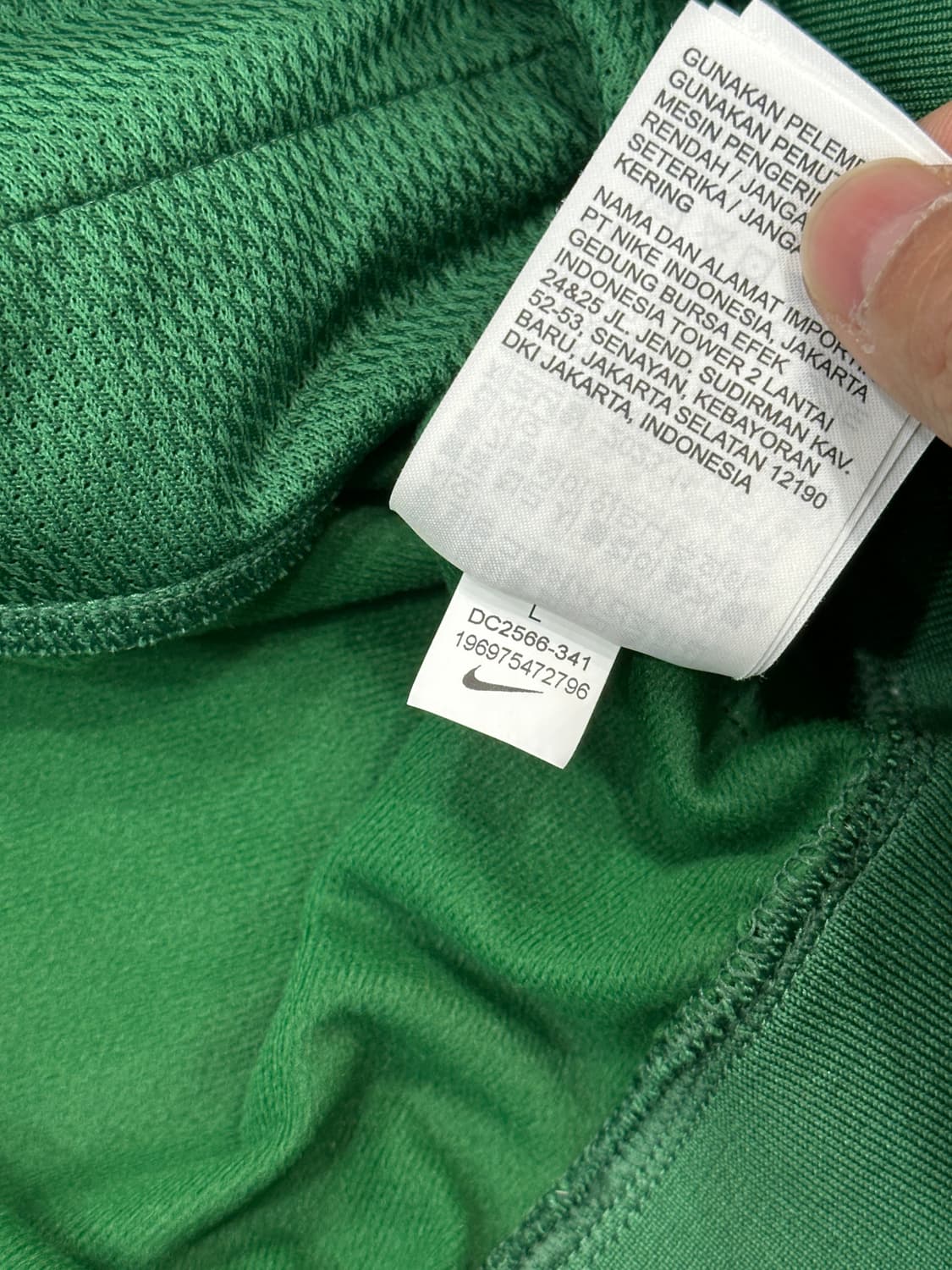 나이키 코트헤리티지 저지 그린L 상품이미지6