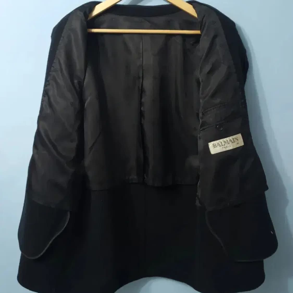 발망 블랙 하프 코트 ~95 상품이미지9