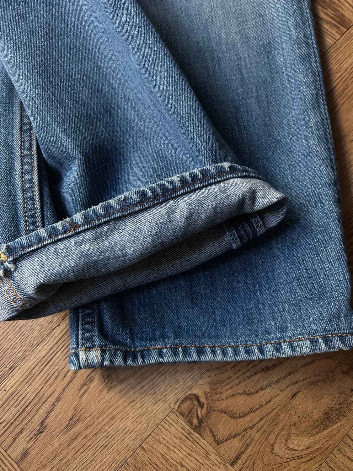 [31]폴로 랄프로렌 650 빈티지 워싱 스트레이트 데님 팬츠 상품이미지6