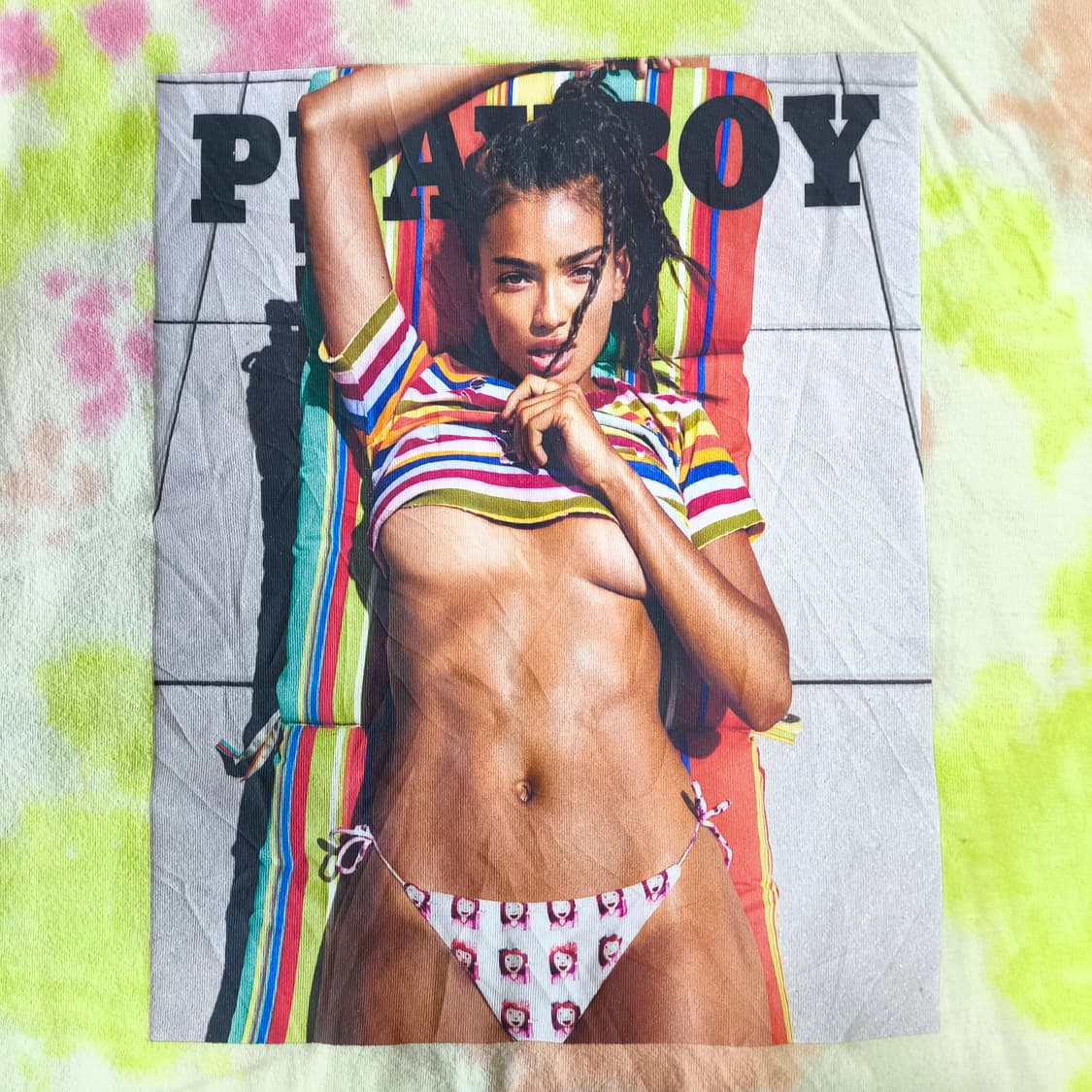 [M] Play Boy 플레이보이 타이다이 티셔츠 상품이미지4