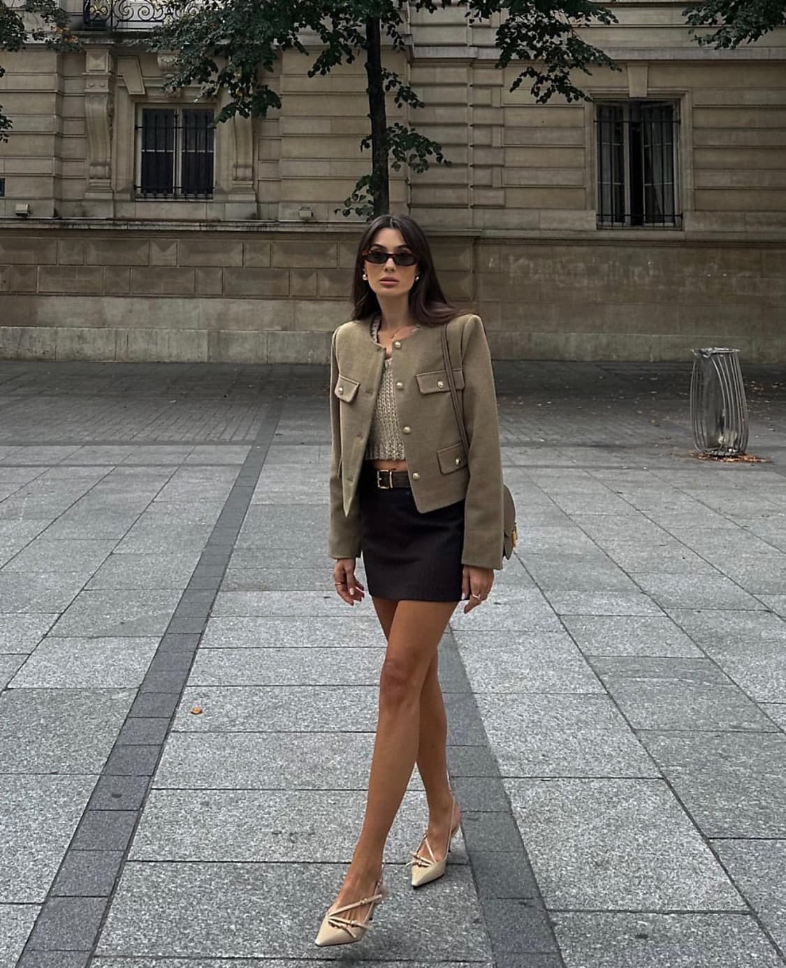 zara 자라 플랩 크롭 재킷 트위드 자켓 S 상품이미지3