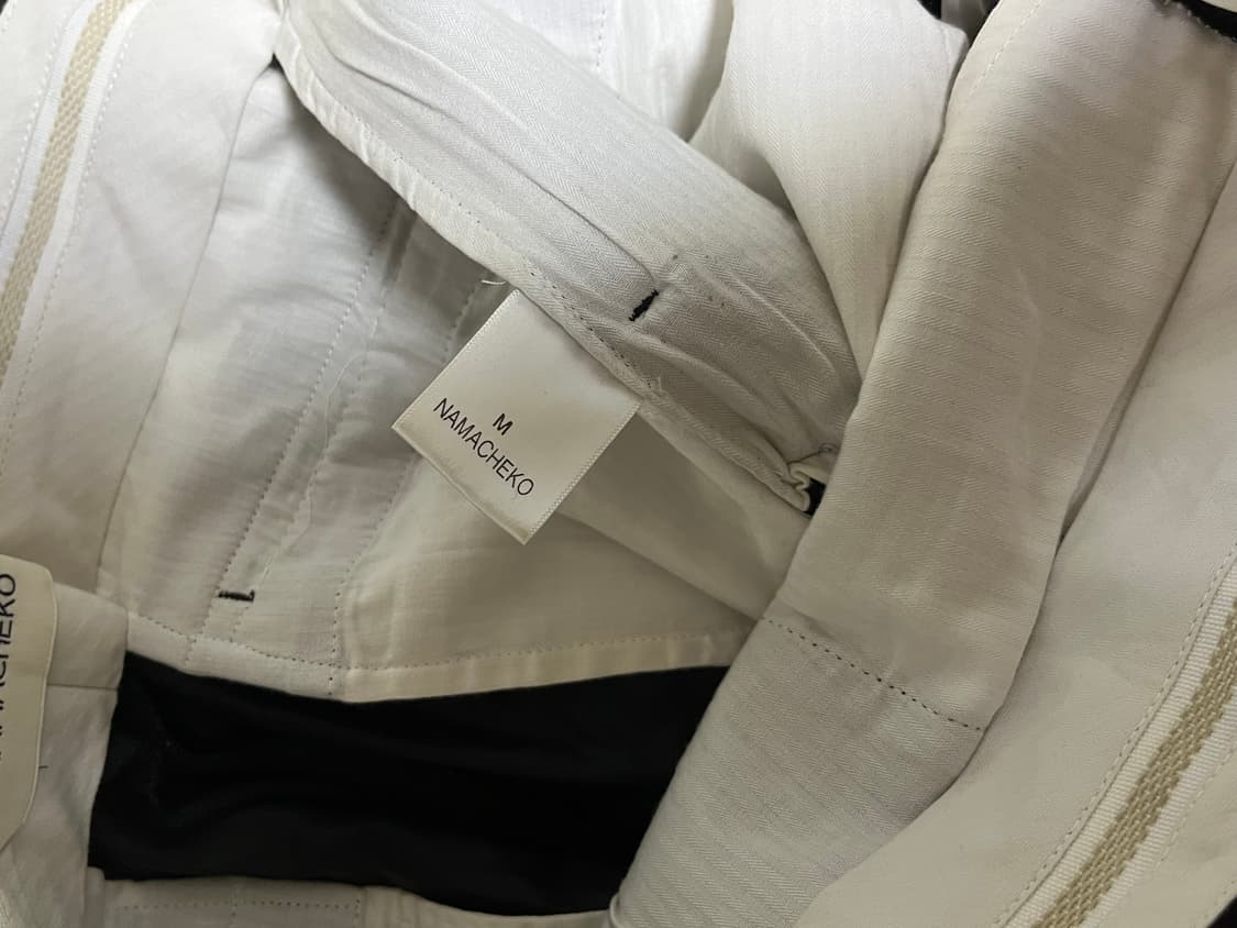 [M] 나마체코 18aw 백 라인 트라우저 상품이미지5