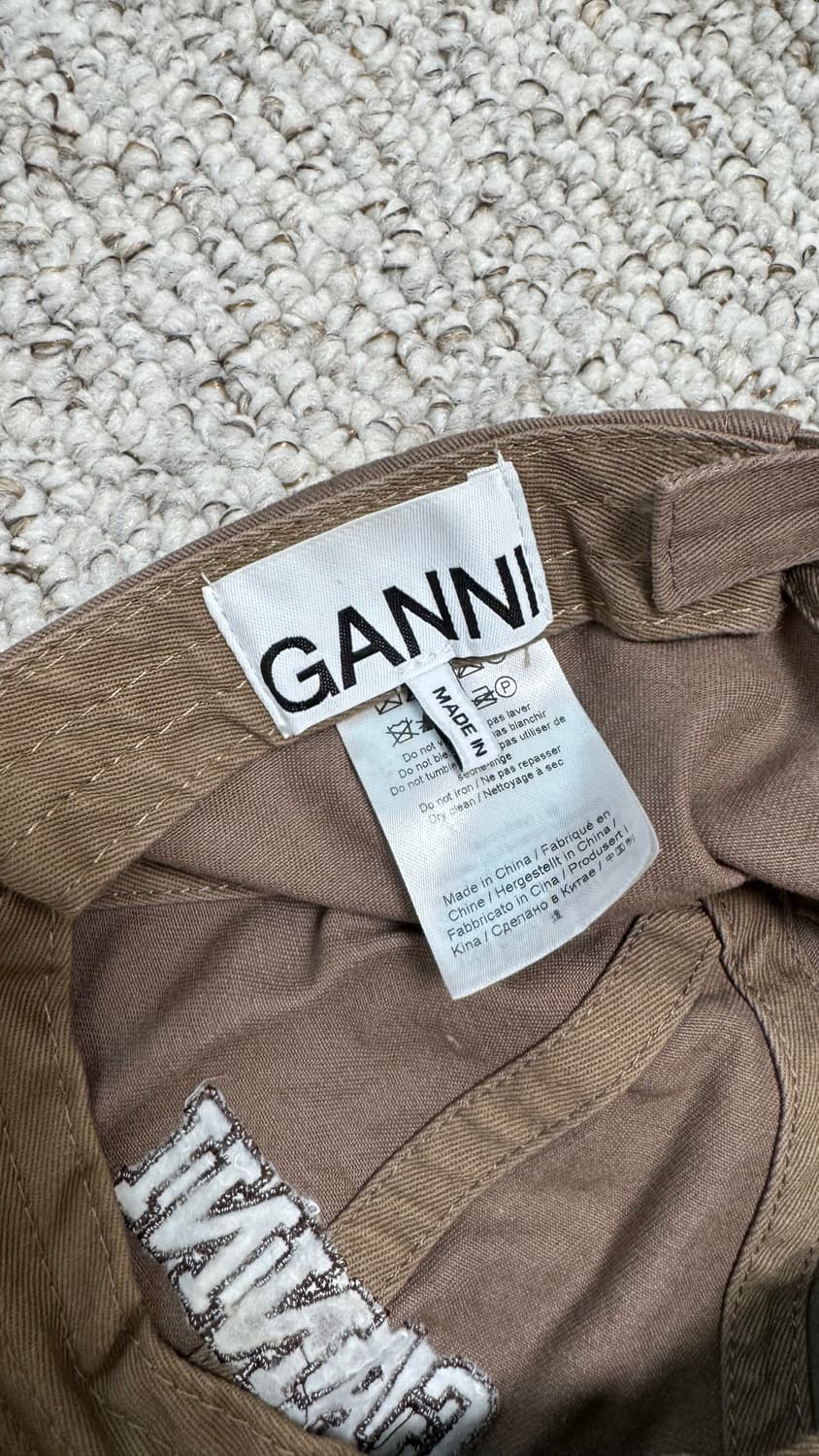 GANNI 볼캡 블랙/브라운 일괄 상품이미지6