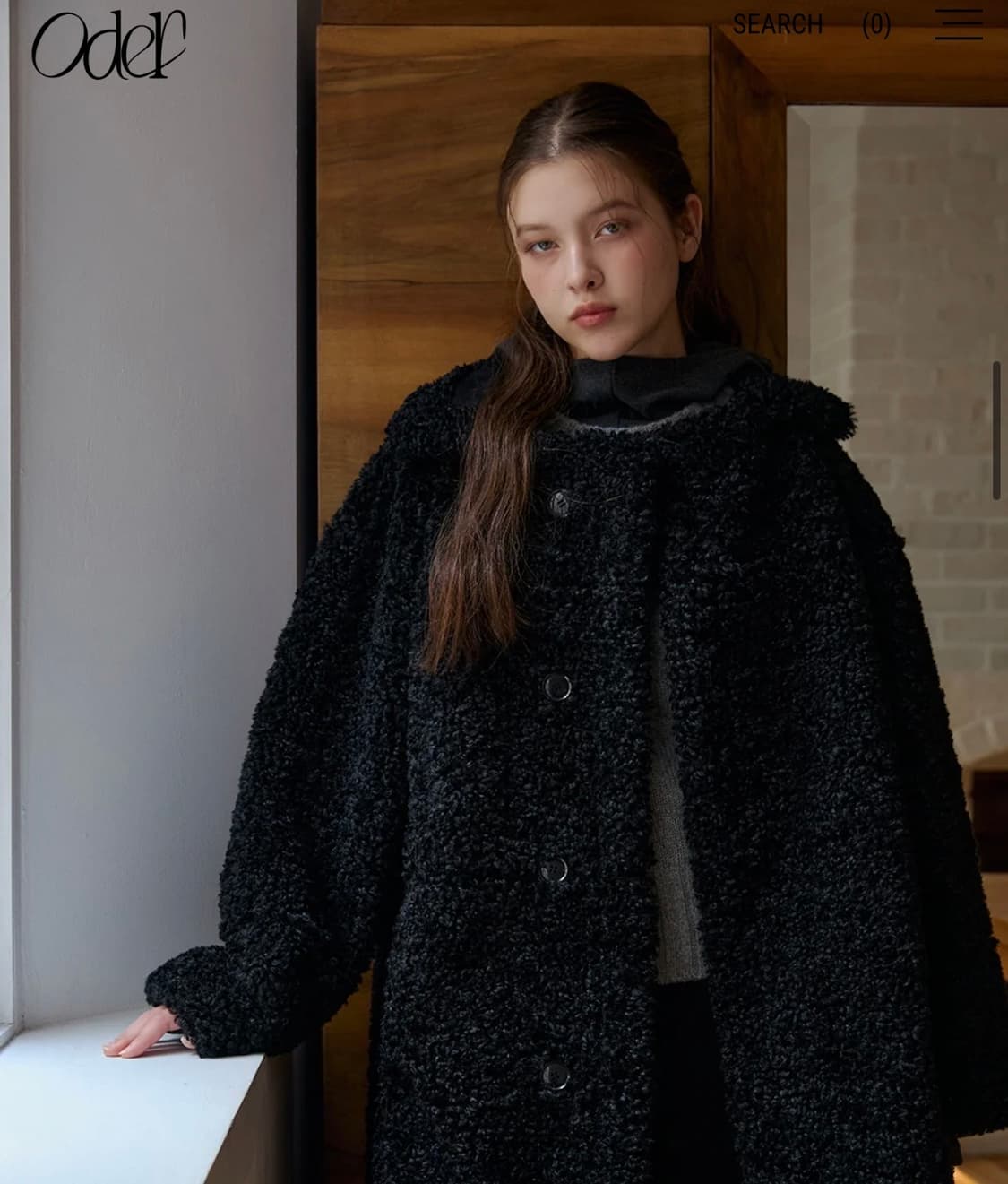 [oder]오디에르 리버시블 퍼자켓 블랙 상품이미지2