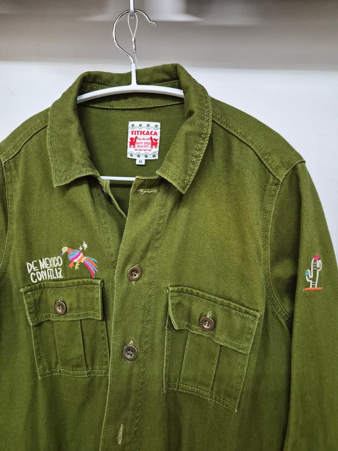 titicaca 티티카카 자수 야상롱셔츠 상품이미지9