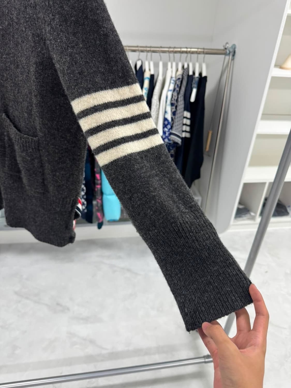 톰브라운 셰틀랜드 가디건 상품이미지3