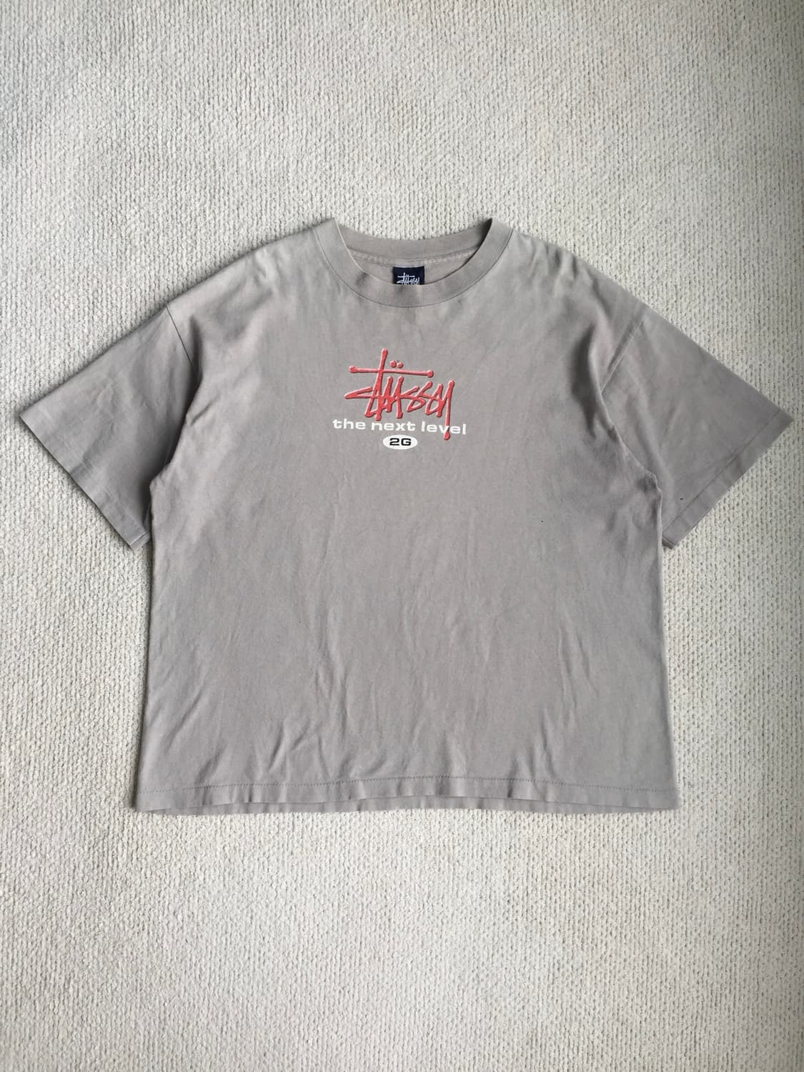 90’s old stussy 2G 반팔티 상품이미지1