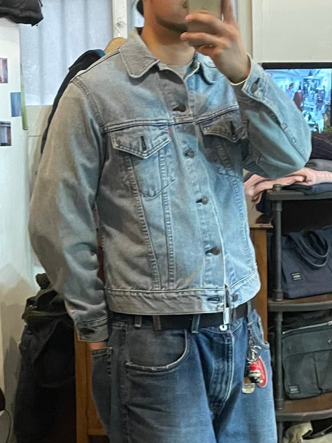 90년대 일본 제작 리바이스 70504 트러커 데님 자켓 상품이미지2