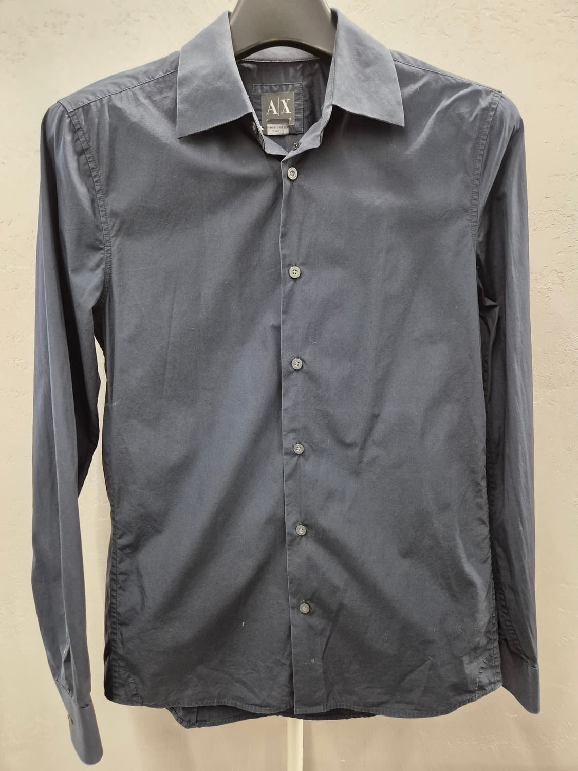 Armani Exchange 슬림핏 네이비 셔츠 S 상품이미지2