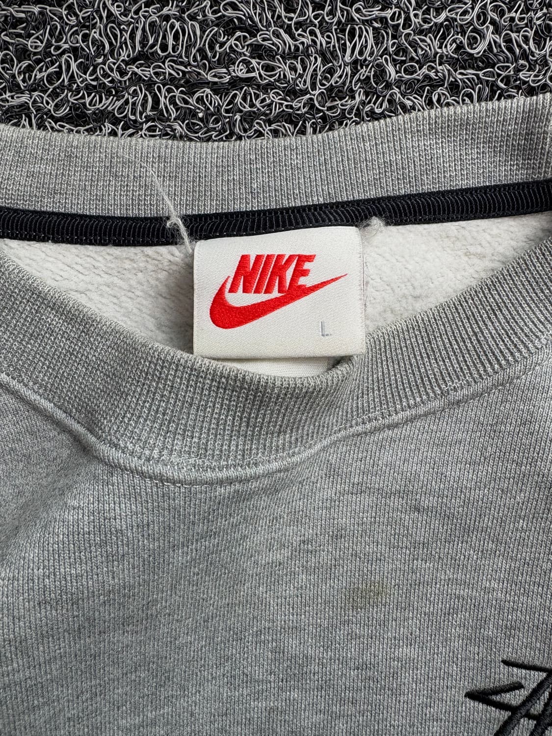 나이키 스투시 NRG 크루넥 그레이 맨투맨 2394 상품이미지3