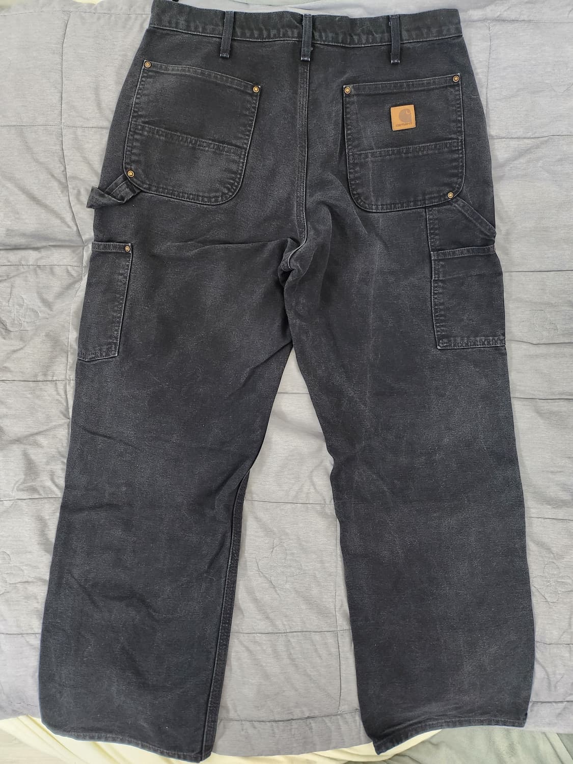칼하트 더블니 b136 BLK  34x30  상품이미지2