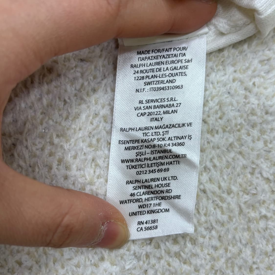 실측확인 폴로랄프로렌 반팔 티셔츠 0319E 상품이미지4