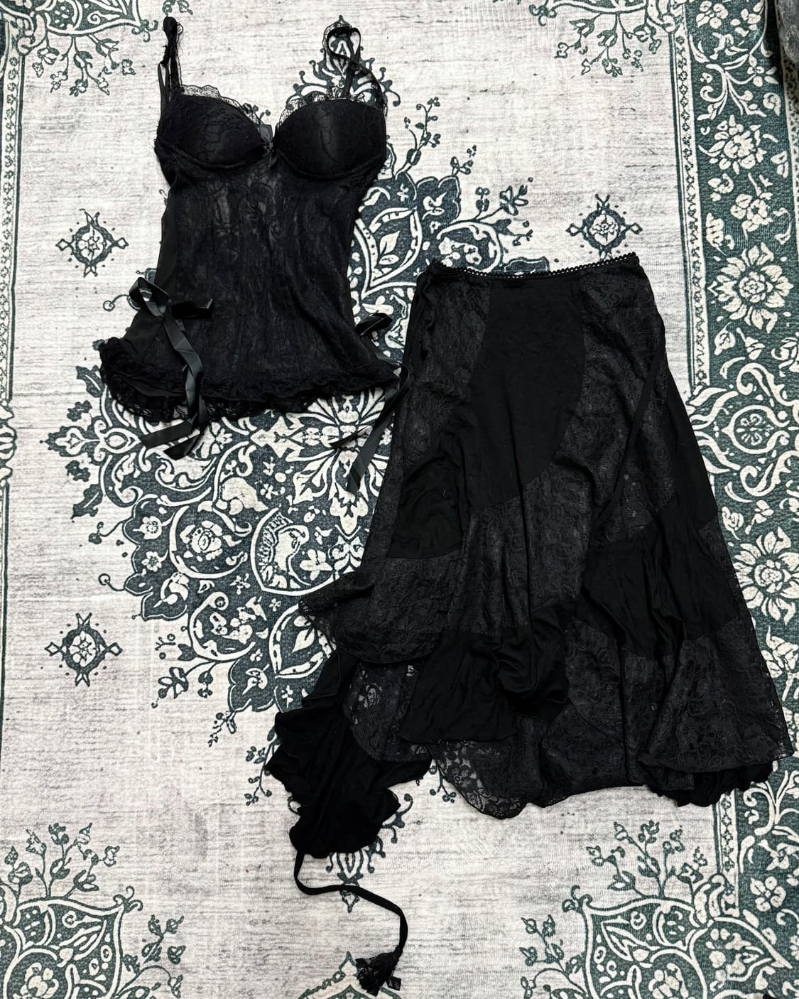 goth punk dark lolita set 상품이미지3