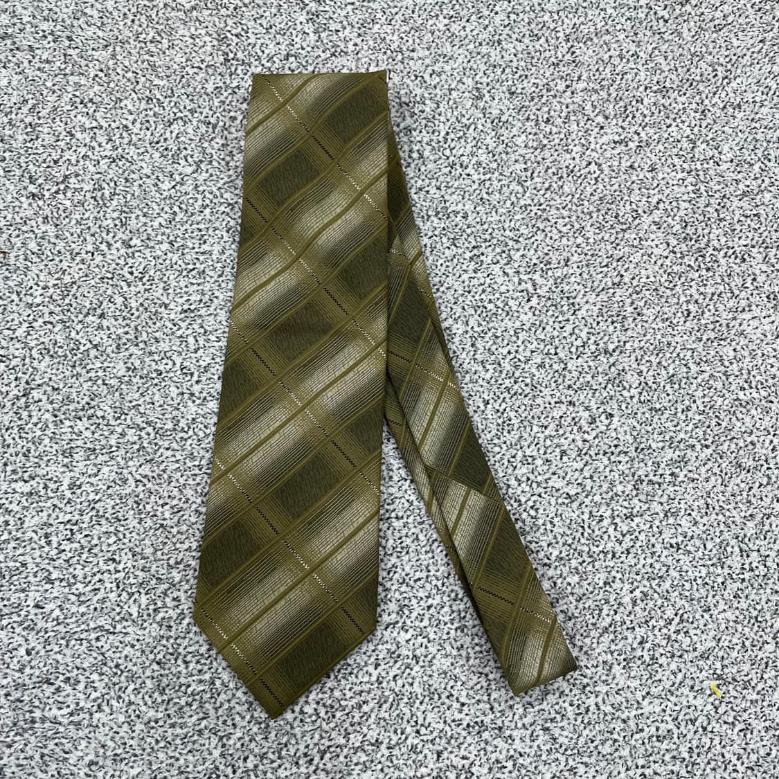 F 루이비통 패턴 실크 넥타이 0408M 상품이미지1