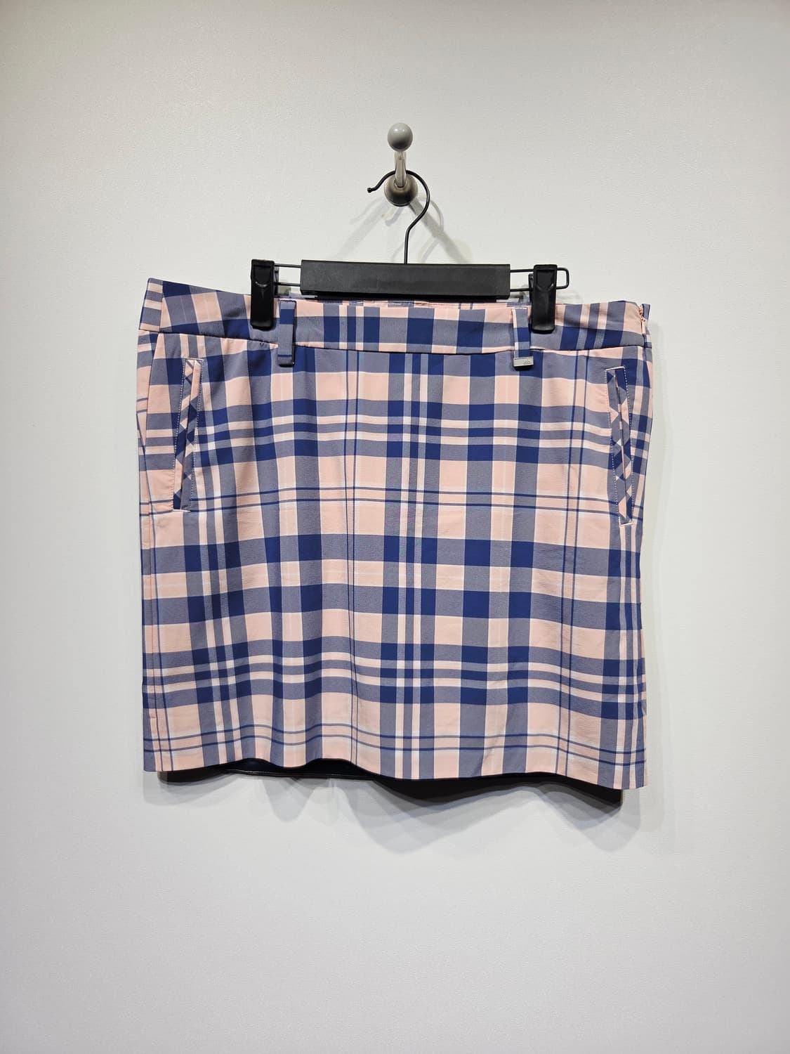 아디다스 아디퓨어. 골프 체크 스커트 상품이미지2