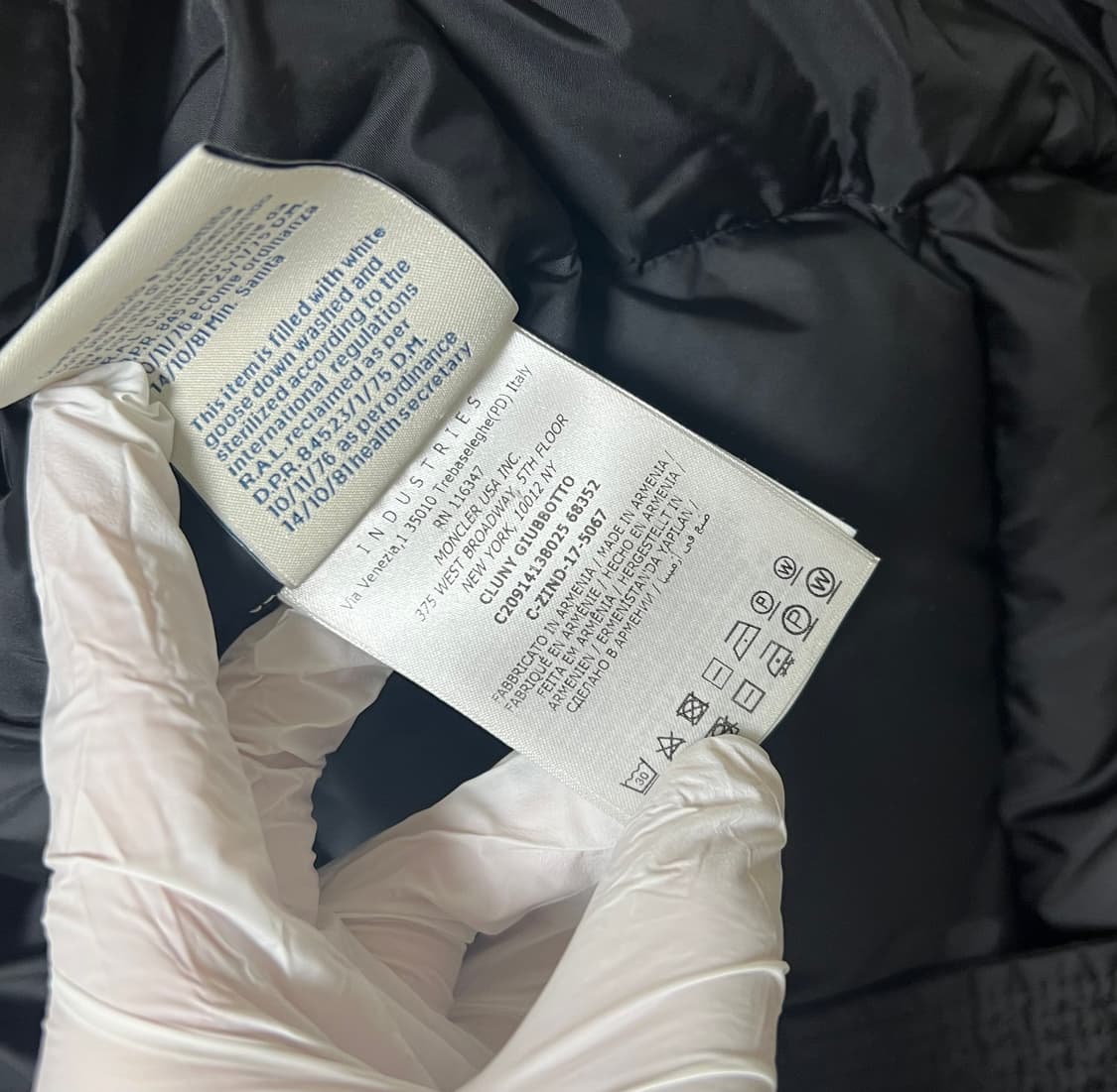 [정품] 최.저.가. / 몽클레어 클루니 2사이즈 블랙 상품이미지5