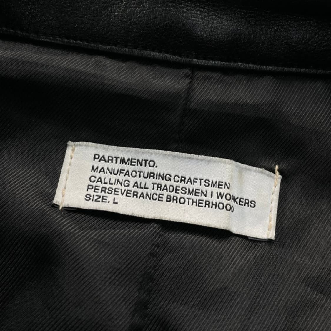 100 파르티멘토 비건 레더자켓 상품이미지3