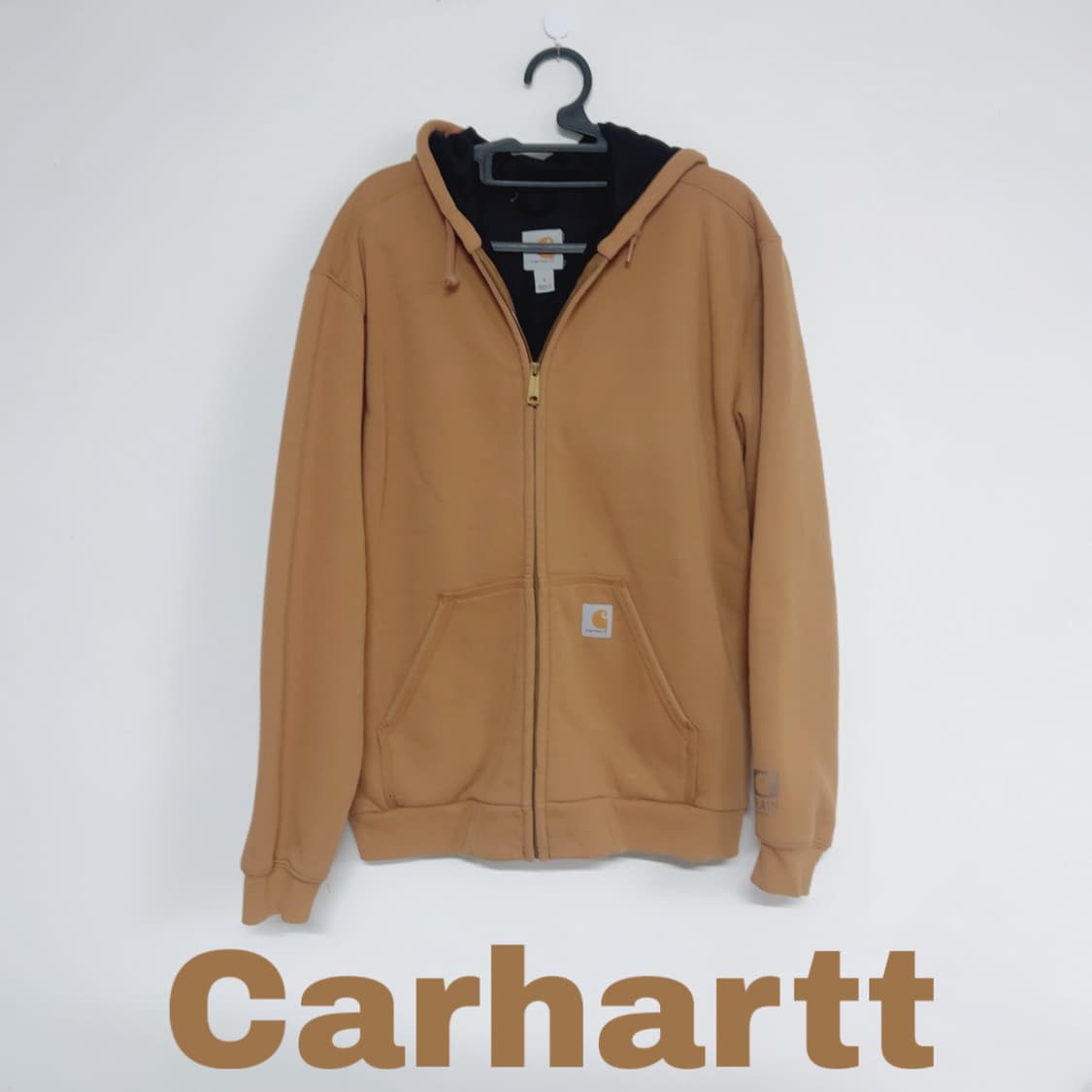 칼하트 브라운 봄 공용 후드집업 상품이미지1