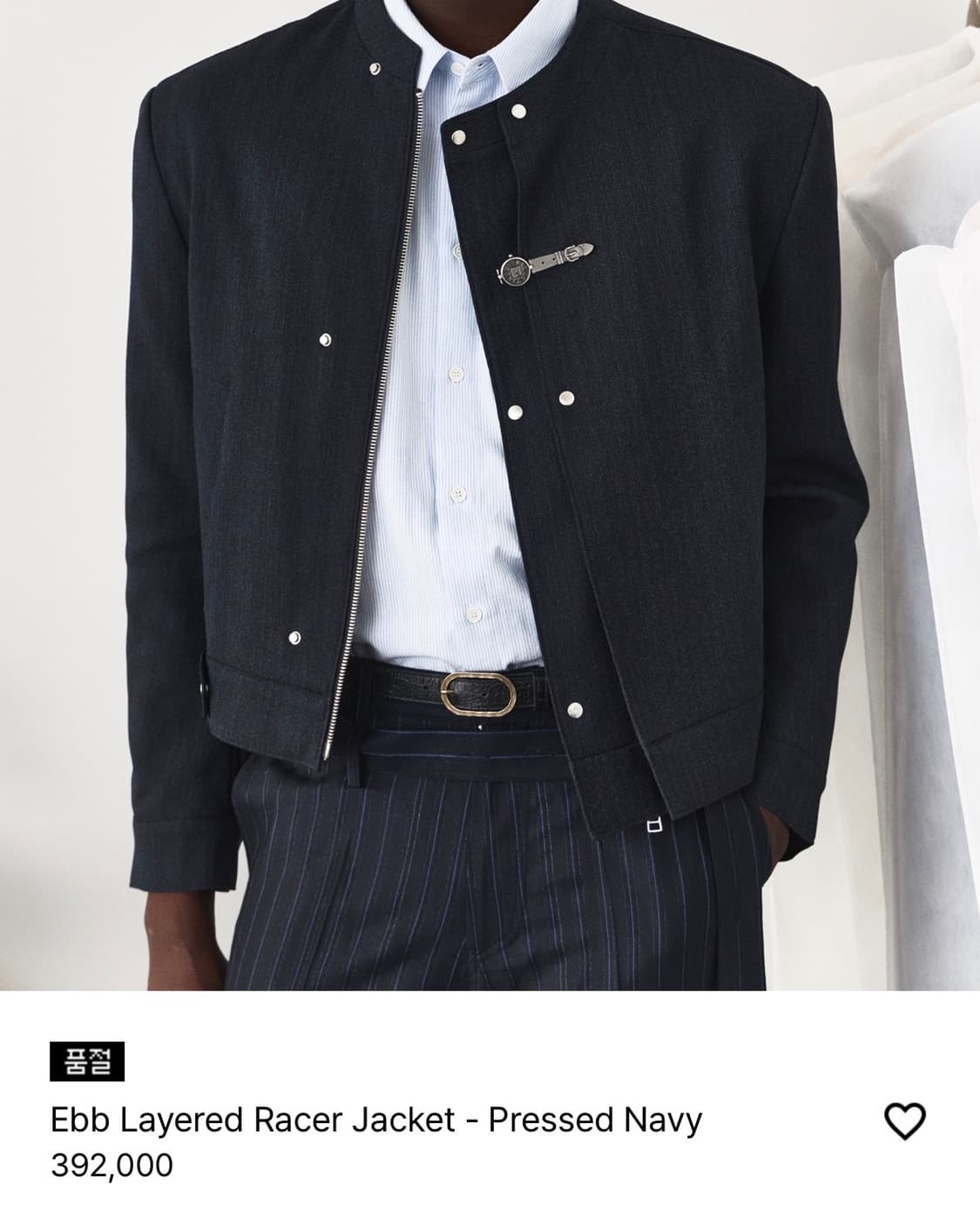 웨이비니스 레이서 자켓 새상품 상품이미지1