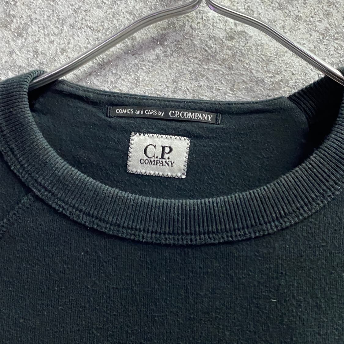 cp 컴퍼니 빅로고 블랙 스웻셔츠 B4321 상품이미지3