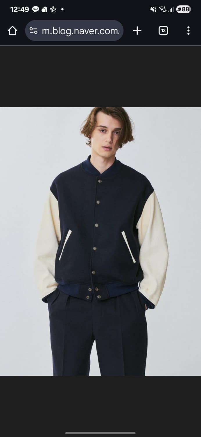 23FW 캡틴선샤인 어워드자켓 (스타디움) 40 상품이미지5