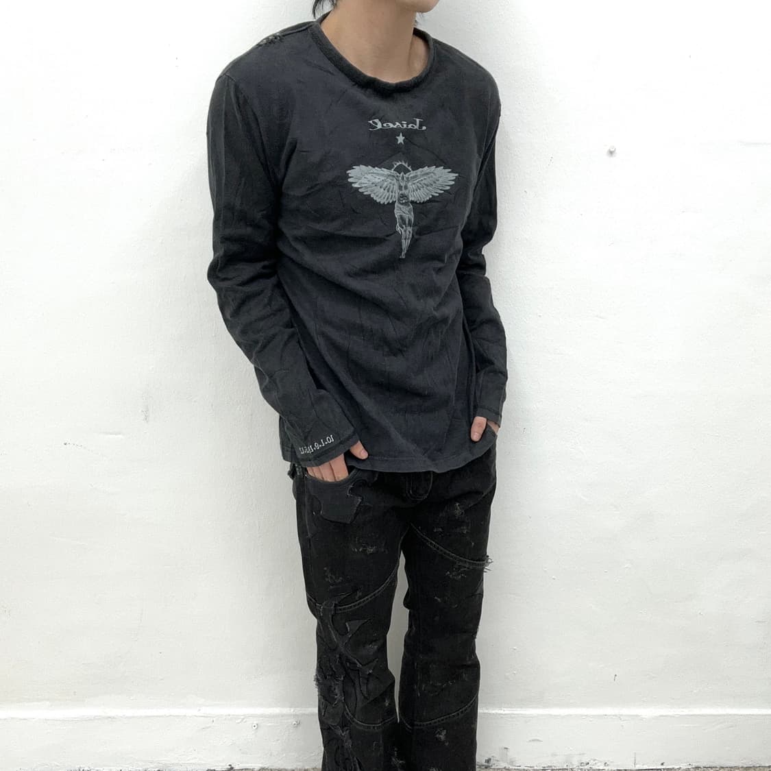 Jaisell damaged sweatshirt 상품이미지2