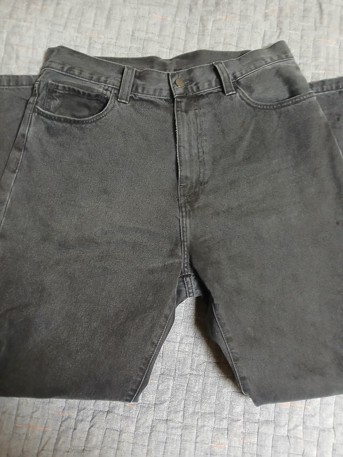 [32]칼하트 랜든팬츠 블랙스톤워시 상품이미지3