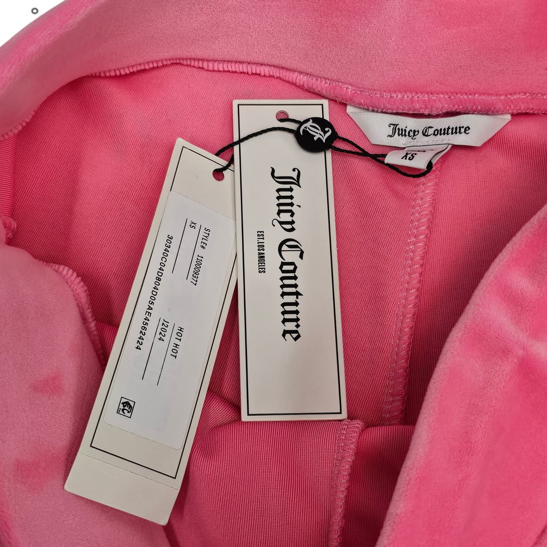 JUICY COUTURE 벨루어 핫핑크 숏팬츠 상품이미지6